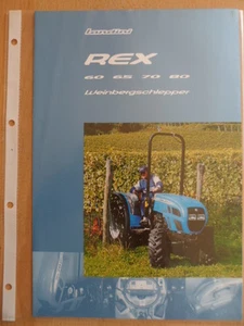 30 PROSPEKT LANDINI REX 60 65 70 80 Weinbergschlepper Traktoren - Picture 1 of 1