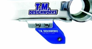 TM Designworks Rear Swingarm Chain Guide W. Mount Bracket Blue YFZ 450R YFZ 450X - Picture 1 of 1