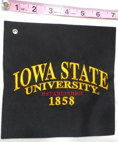"Iowa State University" Small Swatch Pendant Flag, 7" x 7" Cover