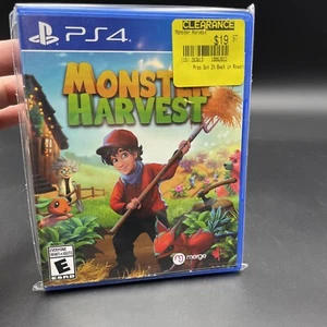 Monster Harvest (Sony PlayStation PS4, 2021) Sello GameStop, Nuevo Nunca Ha estado abierto - Imagen 1 de 4
