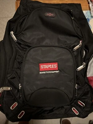 Black Zippered elleven™ TSA Check Point Friendly 17" Computer College Backpack   - Image 1 of 4