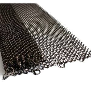 Fireplace Screen Mesh Curtain - Picture 1 of 5