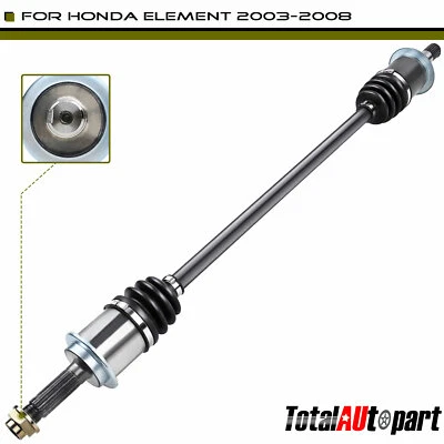 Conjunto de eje de eje CV para Honda Element 2003-2008 L4 2,4 L SUV parte trasera derecha Foto 1 de 4