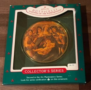Sello Adorno de Navidad BOTTICELLI MADONNA DE LA GRANADA 1985 #2 Caja - Imagen 1 de 2