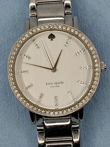 Orologio Donna Funzionante Kate Spade New York Crystals Bling 1YRU0322 Batteria Nuova 6"