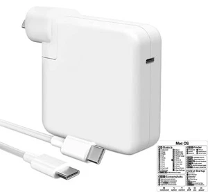 85W Mac Book Pro Charger, Replacement AC 85w 2T-Tip Connector Power Adapter - Picture 1 of 17