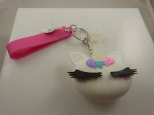 Coin change purse pouch rubber Unicorn keychain wristlet - Picture 1 of 3