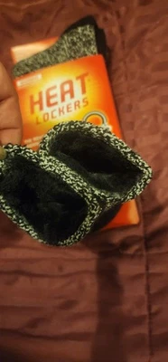 Winter Socks with Fleece Lining White/Black, Size Large - Image 1 of 4