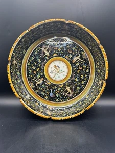 Antique Italian Majolica Bowl Signed By Molaroni Pesaro’ Rare 1920 - Picture 1 of 5