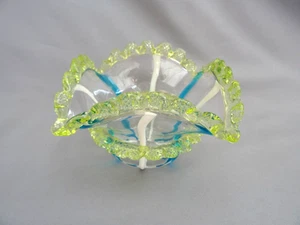 Ancien bol victorien en verre - uranium ? - Photo 1/6