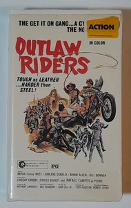 Vintage Outlaw Riders VHS Biker Movie 1972 - Picture 1 of 5