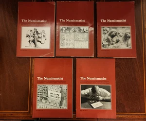 FIVE ISSUES THE NUMISMATIST 1980 ANA - Picture 1 of 6