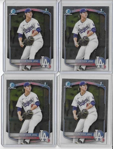2025  Bowman Chrome  Hyun-Seok Jang   RC Lot Of   4 - Picture 1 of 1