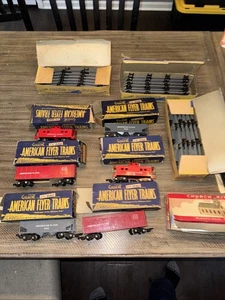 American Flyer Train Maßstab 3/16 Nr. 702 & 700 Spur S Spur plus Wagen Konvolut - Bild 1 von 19