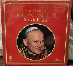 Holiness Pope JOHN PAUL II Mass English LP SEALED Old Stock 1979 Catholic - Picture 1 of 2