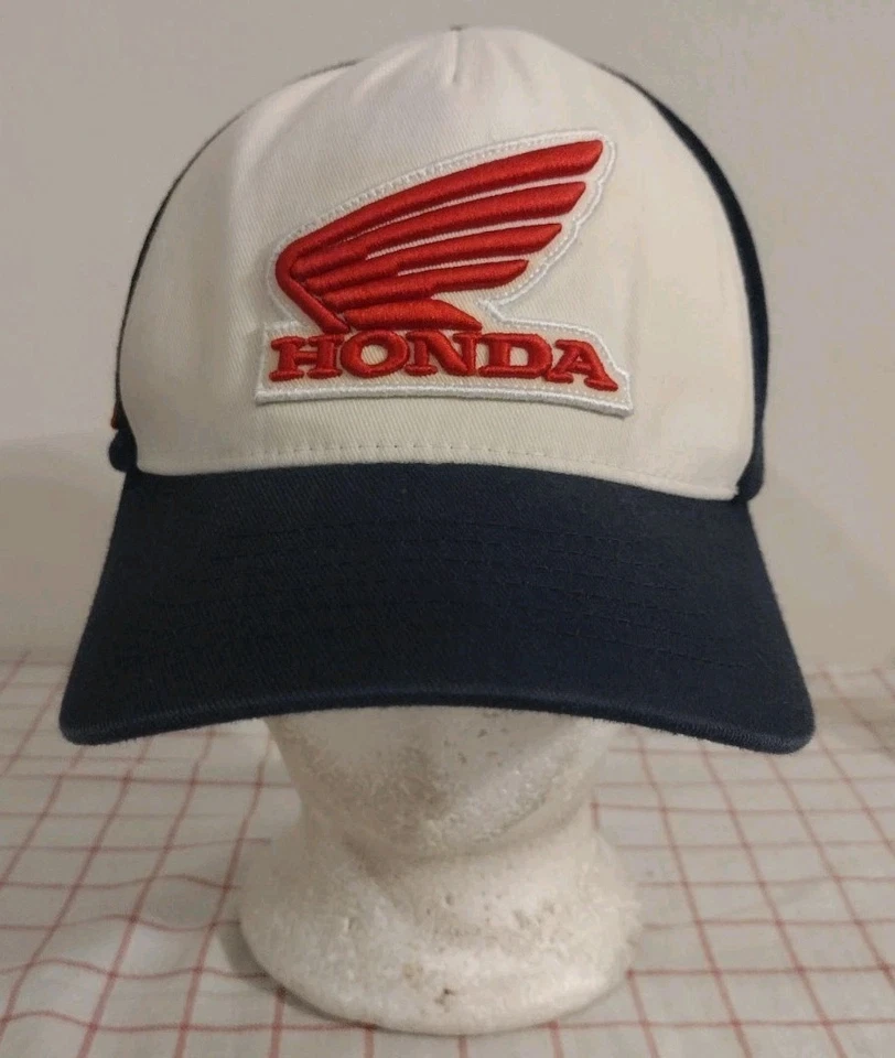 Gorra Fox Racing Honda azul blanco talla L/XL para hombre parche bordado logotipo Foto 1 de 4