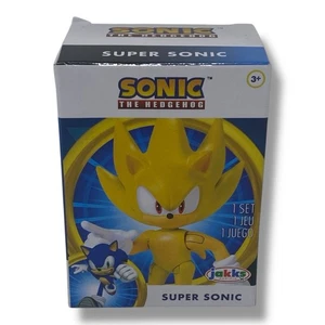 Modellino Jakks Pacific Sonic the Hedgehog SUPER SONIC 2,5" nuovo con scatola - Foto 1 di 7