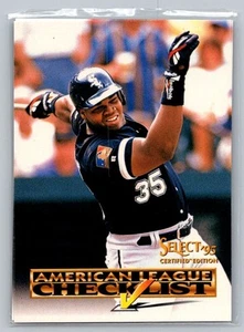 1995 Select AL Checkliste Frank Thomas #2 - Bild 1 von 2