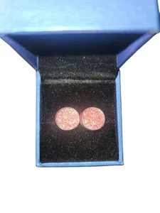Set Of 3 Druzy And 1 Solid Stuf Earrings - Picture 1 of 4
