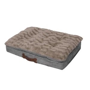 Pawz Dog Calming Bed Pet Cat Removable Cover Washable Orthopedic Memory Foam Mat - Picture 1 of 15