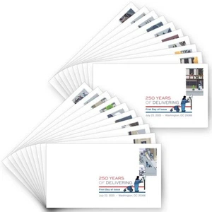 US 250 Years of Delivering (set of 20) DCP FDC 2025 after Aug 15 - Picture 1 of 1