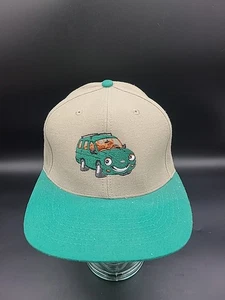 Vintage Chevron With Techron Hat Cap Strapback Green Tan Chevron Cars Hat 1995 - Picture 1 of 9