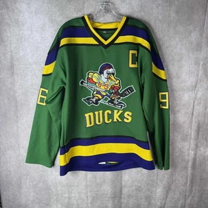 Vintage Disney Mighty Ducks #96 Charlie Conway genähtes Hockey Trikot klein - Bild 1 von 8