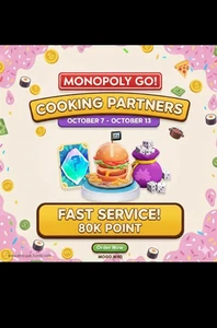 Mono_poli _go partners_event✨ cooking  partner  💥Ru❤sh- 24 hour full carry  🔥 - Picture 1 of 2
