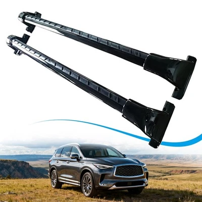 Barra transversal para portaequipajes de techo en stock de EE. UU. para barras transversales Infiniti QX60 2022-2025 negras Foto 1 de 4