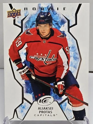 2021-22 UD Ice Aliaksei Protas RC #133 Washington Capitals - Image 1 of 2