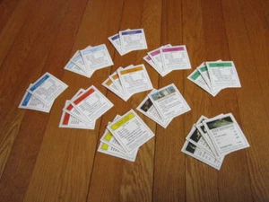 Star Wars Monopoly Trilogy Edition Replacement Property Cards COMPLETE ONLY 1997 - Picture 1 of 5