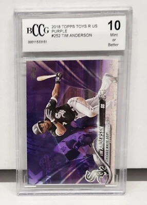 TIM ANDERSON 2018 Topps Toys R Us PURPLE ~ BCCG 10 MINT ~ WHITE SOX - Image 1 of 2