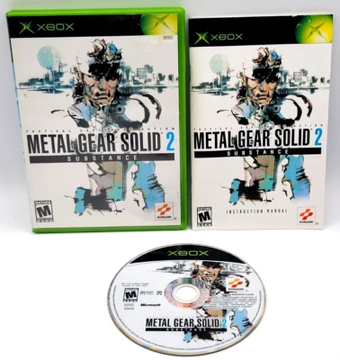METAL GEAR SOLID 2 SUSTANCIA JUEGO XBOX CIB COMPLETO EN CAJA KONAMI Foto 1 de 2