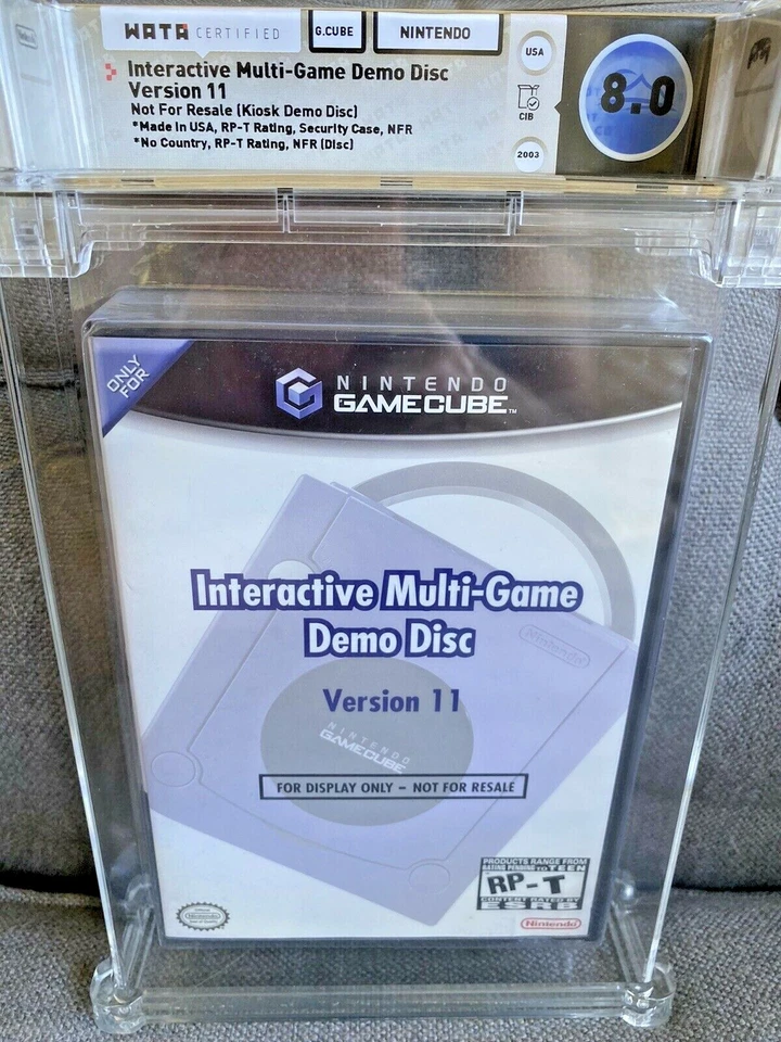 2003 Nintendo Gamecube Interactive Multi-Game Demo Disc Version 11 CIB WATA 8.0 - Image 1 of 4