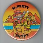 Vintage Mr. Wimpy Restaurant  Pinback Button Egypt