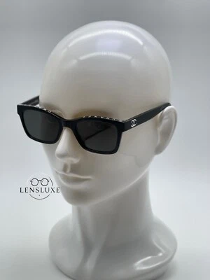 Gafas de sol Chanel CH5417 501 negras cuadradas lentes grises nuevas y 100 % auténticas Foto 1 de 4