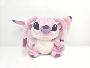 Muñeco de peluche de ángel rosa Lilo & Stitch de los parques de Disney juguete auténtico de 7" - Imagen 1 de 5