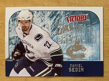 Daniel Sedin 2009-10 Upper Deck Victory Game Breakers Insert #GB47 Canucks NM-MT