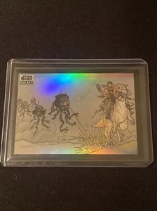 2022 Topps Chrome Star Wars Galaxy Attack On Hoth! Refractor #14 - Picture 1 of 2