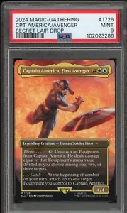 2024 MTG Cpt America Secret Lair Drop PSA9 - Picture 1 of 1