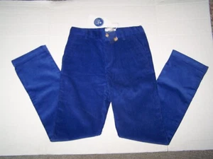 NWT CPC ChildrensWear Boutique Boy Pants Size 10 Gavin Slim Bright Blue Corduroy - Picture 1 of 2