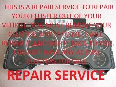 07-12 CHEVROLET SILVERADO AVALANCHE INSTRUMENT PANEL ODOMETER REPAIR 08 09 2010 - image 1 of 3