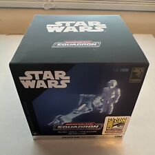 SDCC 2023 UCC STAR WARS MICRO GALAXY SQUADRON SPEEDER BIKE HOLOGRAM   1000