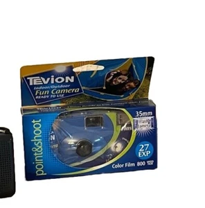 NIB Vintage TEVION 35mm Camera with film and flash - 27 exp - New and Sealed - Picture 1 of 1