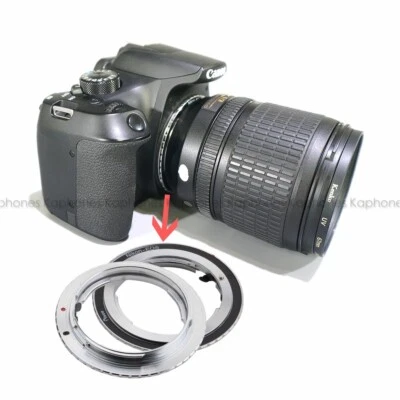 PIXCO Camera Adapter For Nikon Nikkor F Mount D/SLR Lens to Canon EOS