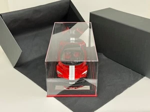 1/18 Ferrari SF90 Novitec in metallic red Leather Base 99 pieces SE1038 - Picture 1 of 8
