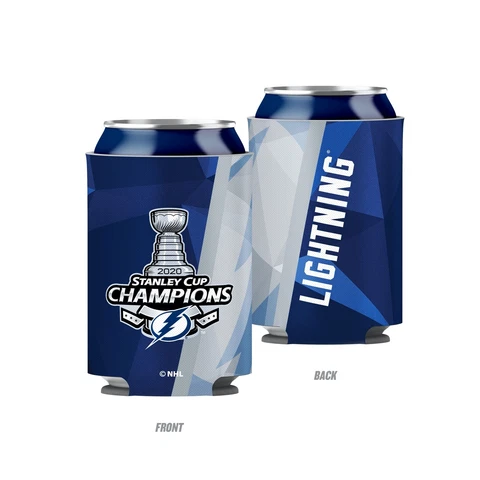 Tampa Bay Lightning NHL Hockey 2020 Stanley Cup Champions 12oz. Can Cooler Cover