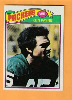 Ken Payne Green Bay Packers 1977 Topps #347 Spencer Oklahoma - Image 1 of 2