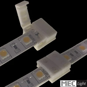 10mm Verbinder für 2 Pin LED Streifen mit Silikon verbinden ohne löten IP63 - Bild 1 von 1