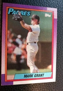Tarjeta de béisbol Topps de los San Diego Padres 1990 #537 Mark Grant. tienda de estampillas de sal. - Imagen 1 de 2